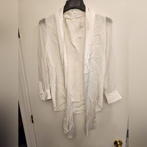 adam lippes lee blouse in silk crepe size 0